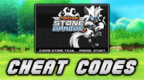 POKEMON STONE DRAGON 2 CHEATS .